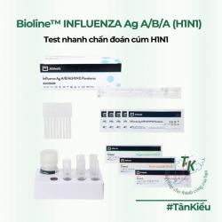 TEST NHANH CHẨN ĐOÁN CÚM H1N1 BIOLINE INFLUENZA A/B/A 